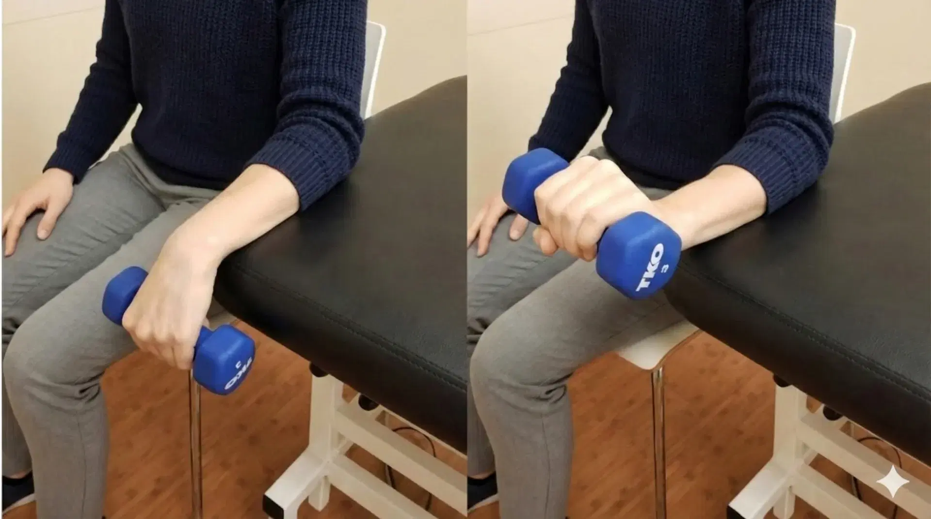 Wrist Extension Curls - Free Weight
